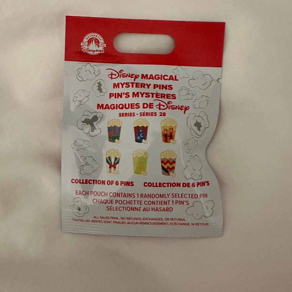 Disney Magical Mystery Pins Series 28 - Red and White